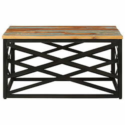 Maison Chic Table basse,Table Console Table d'appoint, Table pour salon 68x68x35 cm Bois de récupération massif -MN34199