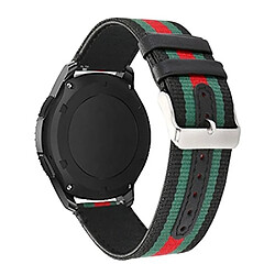 Bracelet en cuir véritable 22mm noir pour votre Huawei Watch GT/Honor Watch Magic