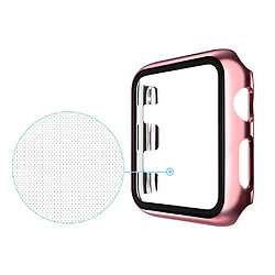 Coque en TPU cadre de placage rose pour Apple Watch Series 3/2/1 38mm