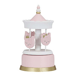 Acheter The Home Deco Kids Carroussel musical en bois pour enfant rose - chats.