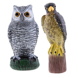 Figurines Hibou sculpture animaux jardin