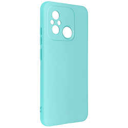 Avizar Coque pour Xiaomi Redmi 12C Semi-rigide Soft-touch Fast Cover Turquoise