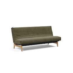 Inside 75 Canapé Lit ASLAK 120 Nordic Cover Soft Spring tissu 316 Cordufine pine green