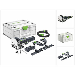 Festool DF 500 Q-Set Fraiseuse 420W 4 - 10mm + Butée pour lame + Butée transversale + Coffret Systainer - (576420) Successeur de 57442