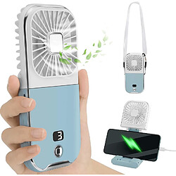 Avis Portable Fan, Portable Mini Fan, Hand Fan, 4 Speed Small Personal Fan, Handheld Fan, 180¡ã Rechargeable Silent USB Fan for Outdoor, Travel