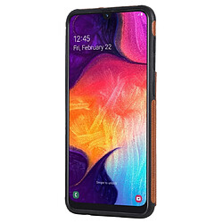 Avis Wewoo Housse Coque Pour Galaxy A50 étui de protection antichoc à double boucle de couleur unie brun