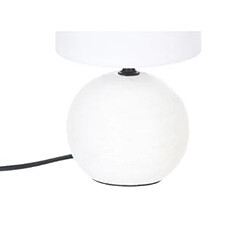 Atmosphera, Createur D'Interieur Lampe de chevet boule - Blanc strié - Atmosphera