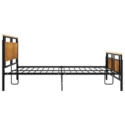 Acheter vidaXL Cadre de lit sans matelas métal 180x200 cm