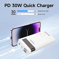 SANAG Sense 6Ps Pro 20000Mah Power Bank, Pd 30W & 27W Chargeur De Téléphone Portable Usb C Haute Vitesse Avec 3 Sorties Et 3 Entrées Et Affichage Led Batterie Externe