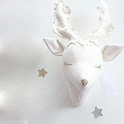 Universal Style nordique, Unicorn Animal Head Design Wall Mount 3D Decor pas cher