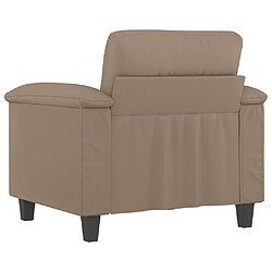 Maison Chic Fauteuil Relax pour salon | Fauteuil Cappuccino 60 cm Similicuir -GKD86326 pas cher