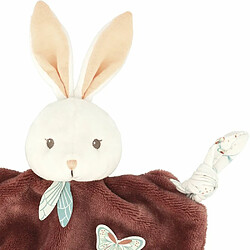 Doudou plat plume lapin cannelle 26 cm - Kaloo