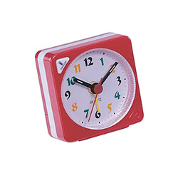 Acheter mini voyage horloge dégradé son bureau réveil snooze veilleuse rouge