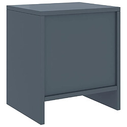 Avis vidaXL Table de chevet Gris clair 35x30x40 cm Bois de pin massif