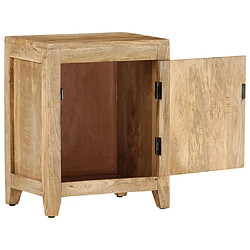 Avis vidaXL Table de chevet 40x30x50 cm Bois de manguier massif