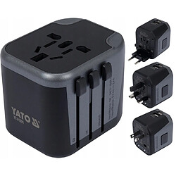 GUPBOO Adaptateur Adaptateur Chargeur 2xUSB US UK EU,JL2639