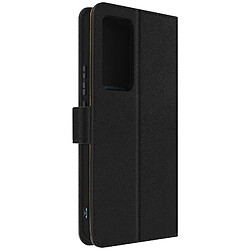 Avizar Housse pour Xiaomi 12T et 12T Pro Cuir Véritable Porte-carte Support Vidéo noir