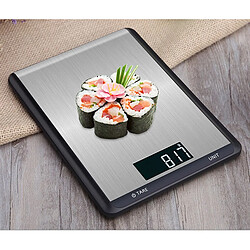 Avis Universal Balance de cuisine numérique Balance alimentaire électronique Bouton tactile Outil de mesure professionnel Écran LCD