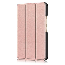 Acheter Etui en PU triple pli avec support rose pour votre Huawei MediaPad M6 8.4 pouces