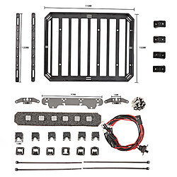Avis Porte-bagages de toit de voiture RC avec 4 lumière LED