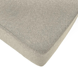 Avis vidaXL Repose-pied Crème 120x28x26 cm Tissu