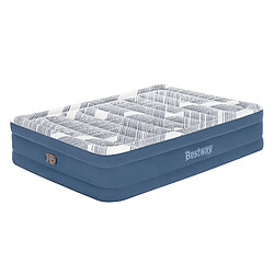 Matelas Gonflable Bestway Fashion 203x152x46 cm Pompe de Gonflage Intégrée|Supporte Jusqu'à 300 Kg|Taille Queen|Sac de Rangement