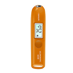 Thermomètre Infrarouge LCD Numérique Sans Stylo Capteur De Température Tactile Orange