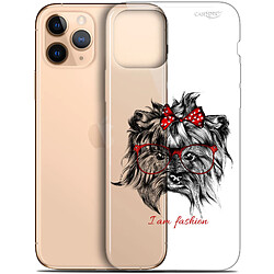 Caseink Coque arrière Apple iPhone 11 Pro (5.8 ) Gel HD [ Nouvelle Collection - Souple - Antichoc - Imprimé en France] Fashion Dog