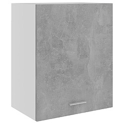 vidaXL Armoire suspendue Gris béton 50x31x60 cm Bois d'ingénierie