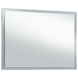 Decoshop26 Miroir mural à LED pour salle de bains 100 x 60 cm DEC022609