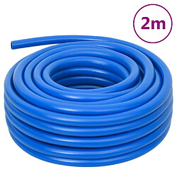 vidaXL Tuyau d'air bleu 0,7" 2 m PVC pas cher