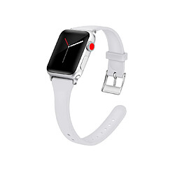 B20 Blanc GRAND GRAND REVÊTEMENT DE REMPLACEMENT DE REMPLACEMENT DE 40MM 38MM Petite taille Source Source Silicone pour Apple Iwatch 7654321 SE