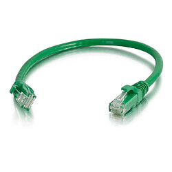 Cables To Go C2G Câble de raccordement réseau Cat5e avec gaine non blindé (UTP) de 1 M - Vert