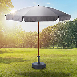 Acheter Parasol de jardin gris orientable 200 cm gris