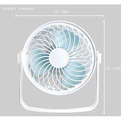 Universal USB Desktop with Strong Wind Silence 2 Speed Regulable 360 Degrees Rotating Mini Personal Fan for Home Office | Fan