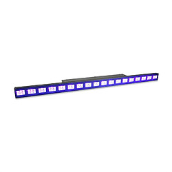 BeamZ LCB48 Barre LED UV 18x LEDs UV 3W 9 canaux DMX Master/Slave noir BeamZ