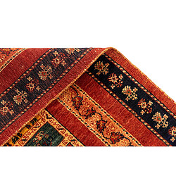 Vidal Tapis de laine 160x108 rouge Kashkuli pas cher