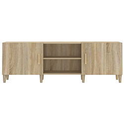 Acheter vidaXL Meuble TV Chêne sonoma 150x30x50 cm Bois d'ingénierie