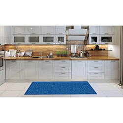 Alter Tapis de cuisine, 100% Made in Italy, Tapis antitache avec impression numérique, Tapis antidérapant et lavable, Modèle Bisa, 140x52 cm