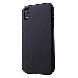 Acheter Universal Étui en silicone liquide noir noir pour votre Apple iPhone XR 6,1 pouces