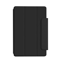 Etui en PU triple avec support à absorption magnétique noir pour votre Apple iPad mini (2021)