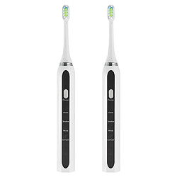 Universal Brosse à dents mobile à charge sans fil à vibrations à haute fréquence IPX7 pour couples adultes | Brosse à dents électrique