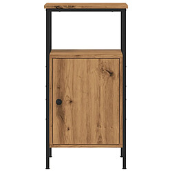 Acheter vidaXL Table de chevet chêne artisanal 41x31x80 cm bois d'ingénierie