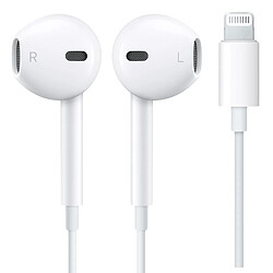 Ecouteurs Earpods Lightning Original Blanc pour Apple iPhone 7 / 7 Plus