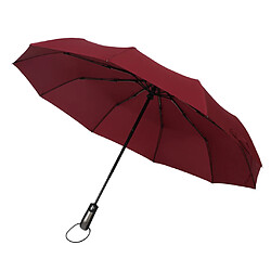 Avis Parapluie De Voyage Automatique Auvent Coupe-vent Automatique Ouvert Fermer Vin Rouge