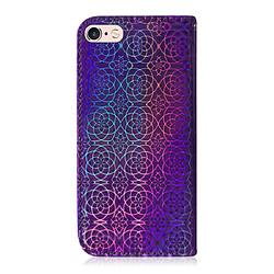 Avis Wewoo Housse Coque Pour iPhone 6 & 6s Couleur Pure Coloré Boucle Magnétique Fermeture Horizontale Étui en cuir avec support et fentes cartes et portefeuille et lanière Violet