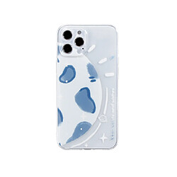 C03 Couverture arrière Choix de téléphone mobile Shell Transparent Soft Soft motif Moon Couverture de protection anti-chute pour iPhone 12 Case