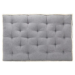 Maison Chic Coussin Confort | pouf | Coussin de canapé palette Anthracite 120x80x10 cm -GKD26222