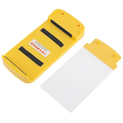 Wewoo Film protecteur écran jaune pour iPhone 5 et 5C 5S, 4 4S, Samsung Galaxy S IV / i9500, Galaxy Note II / N7100, Galaxy S III / i9300, téléphones portables à moins de 5,8 pouces automatique universel attacher la machine