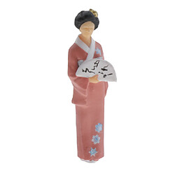 1:64 Scène Modèle De Scénario De Femmes Japonaises Pour Enfants Groupe De Jouets Rose